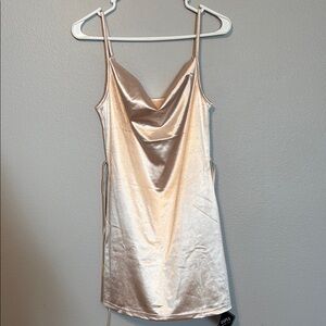 Sleek Satin Slip Dress